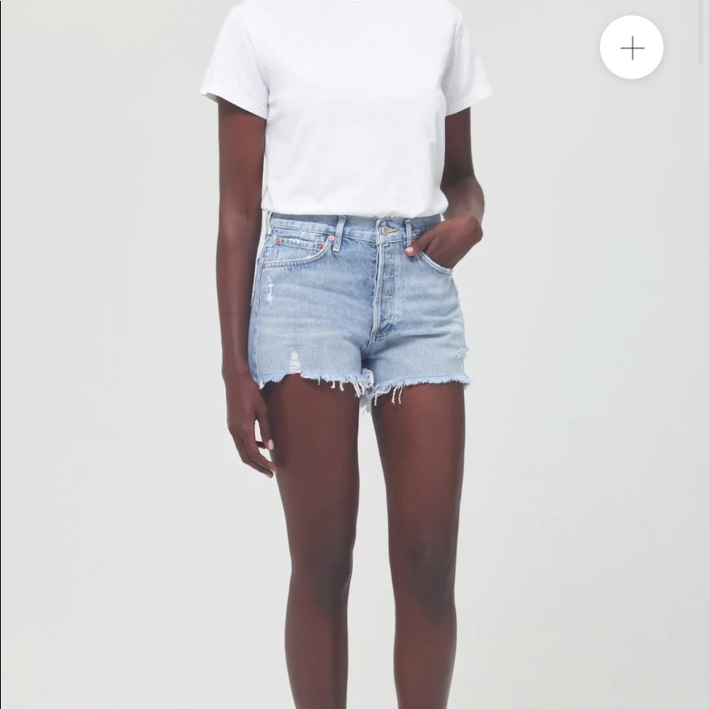 Agolde Parker vintage cut off jean short